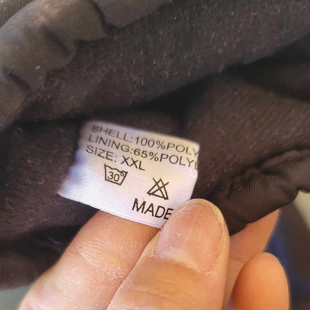 3M Thinsulate XXL Black Thermal Gloves - Picture 3 of 5